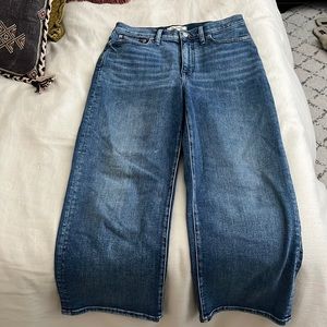 Madewell slim wide leg jeans